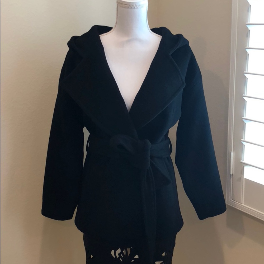 Black Cashmere and wool coat